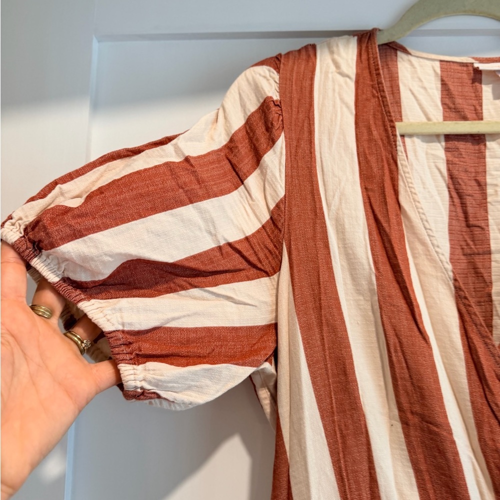 Knox Rose Red and Cream Striped Dress - Picture 5 of 9